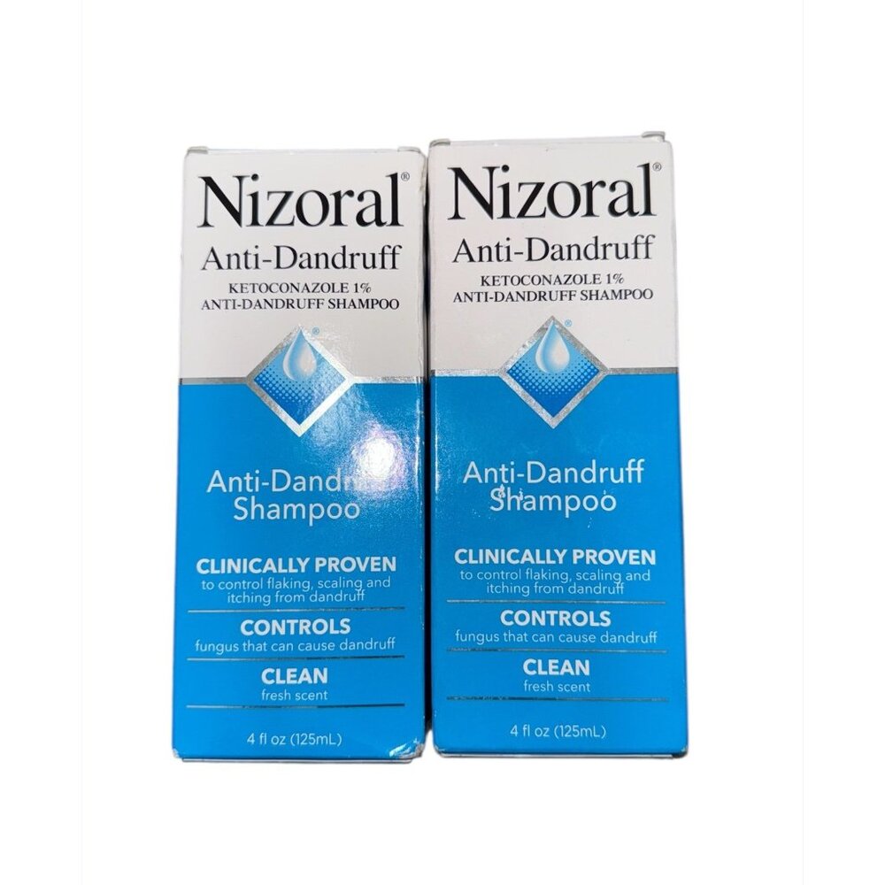 Nizoral Anti-Dandruff Shampoo with 1% Ketoconazole, Fresh Scent,7 FI Oz bundle